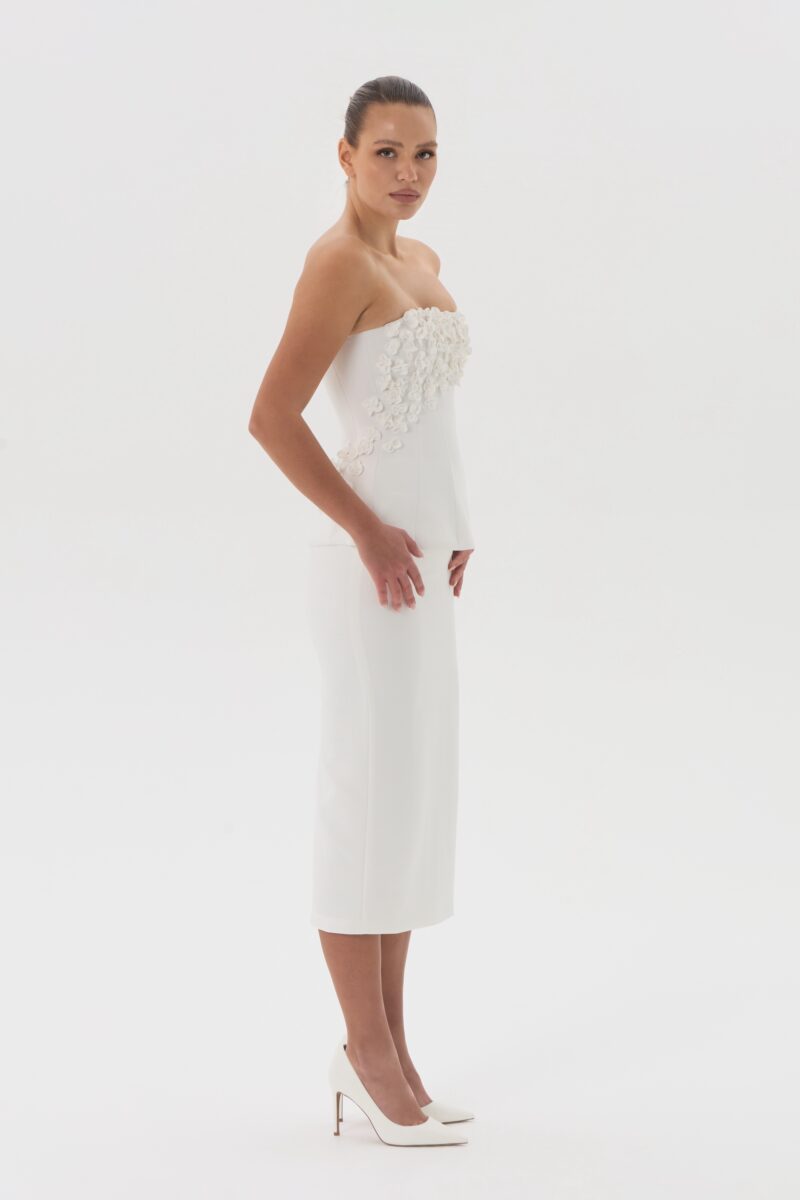 Корсет с объёмными лепестками Hortense